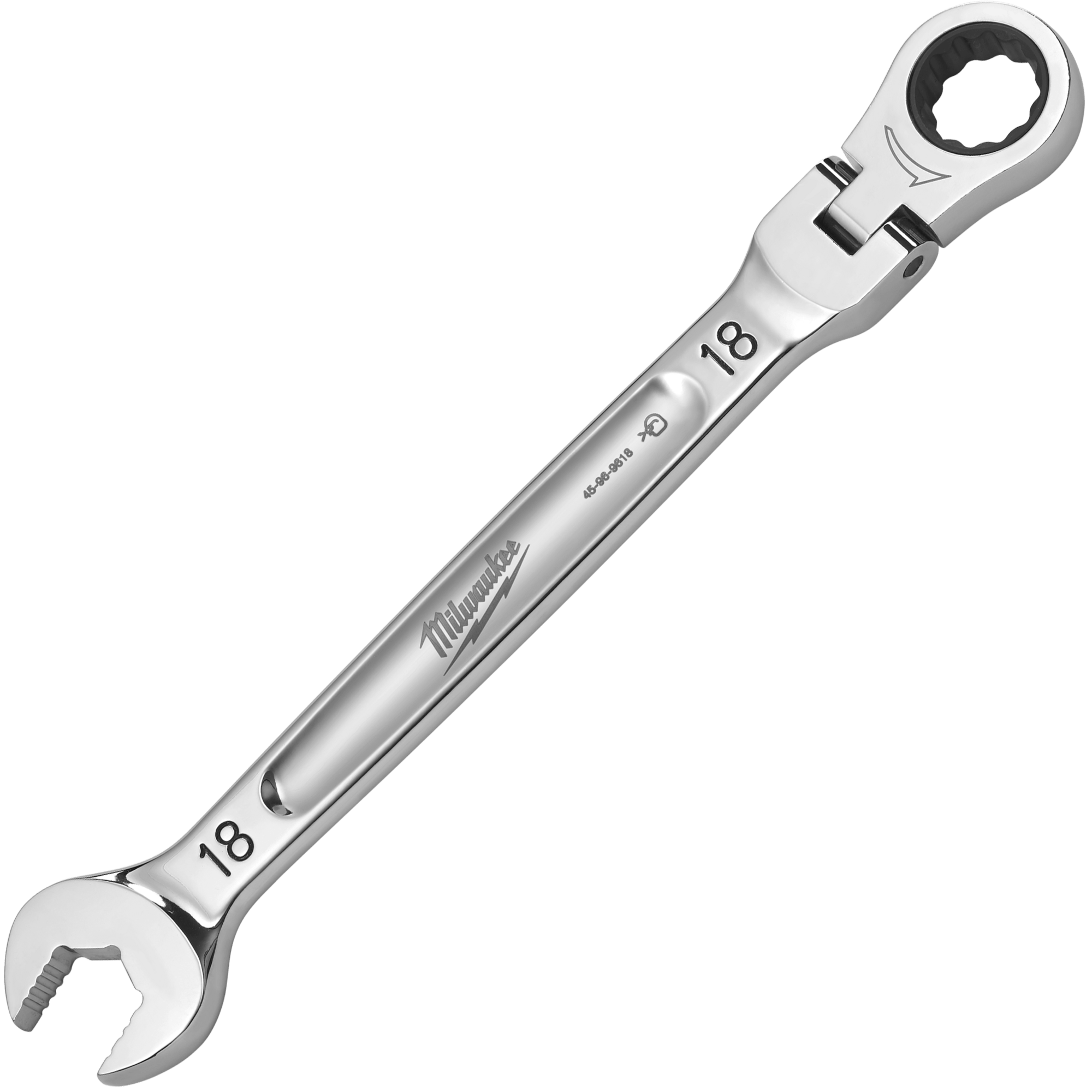 E-shop MILWAUKEE Račňový očkoplochý kľúč MAXBITE s kĺbom 18 mm