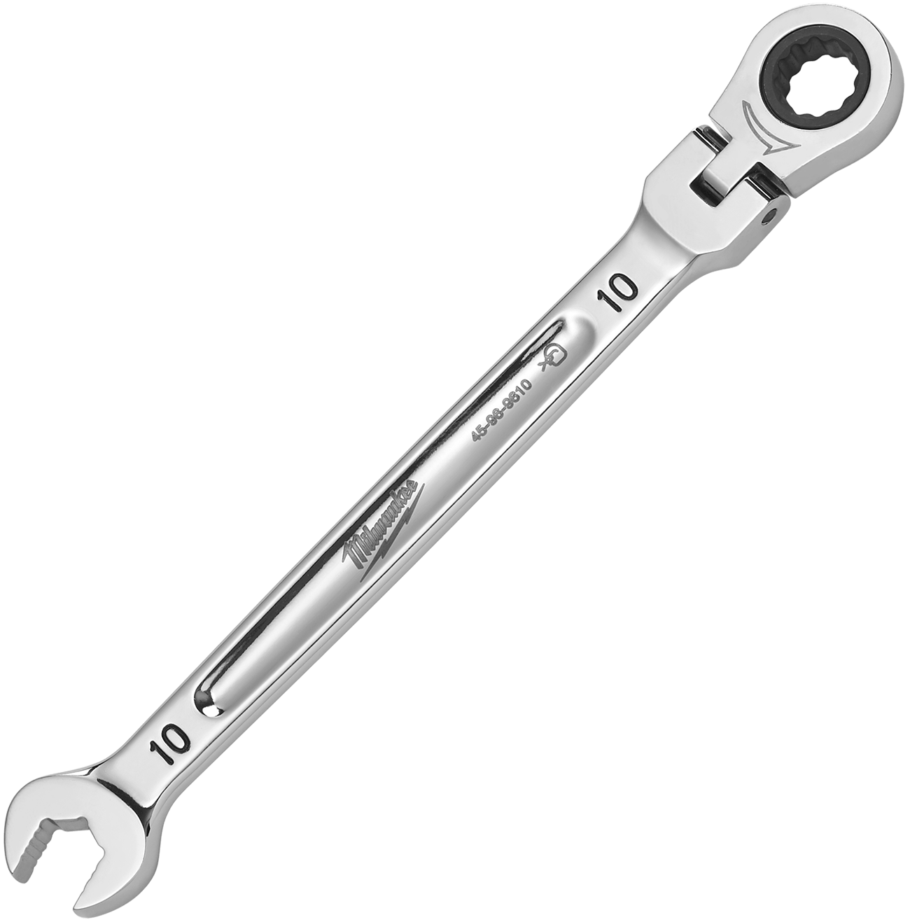 MILWAUKEE Račňový očkoplochý kľúč MAXBITE s kĺbom 10 mm
