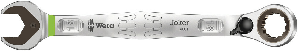 WERA Račňový očkoplochý kľúč Joker switch 18 mm