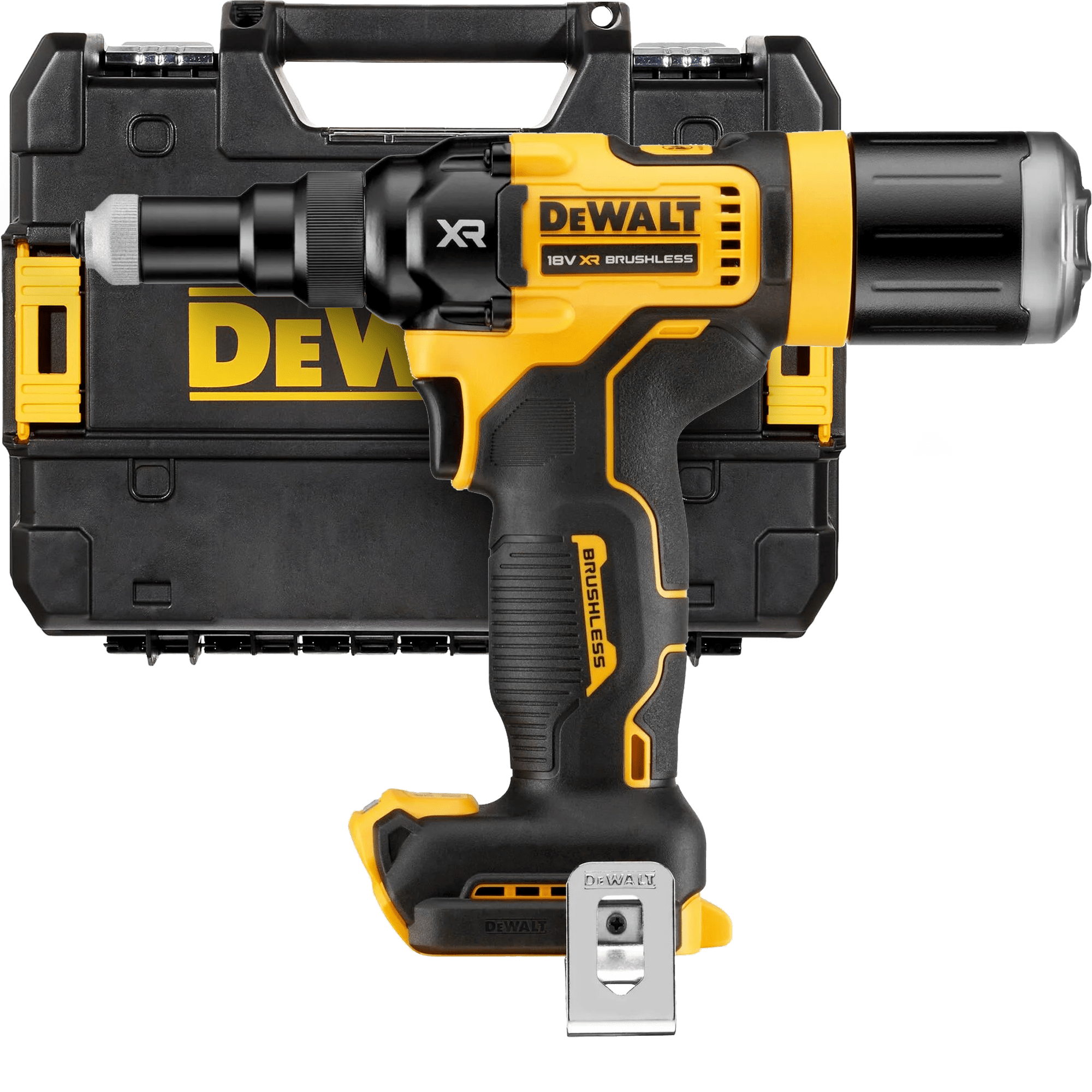 DEWALT 18V XR Aku nitovačka pre nity do 4,8 mm, bez aku DCF403NT-XJ