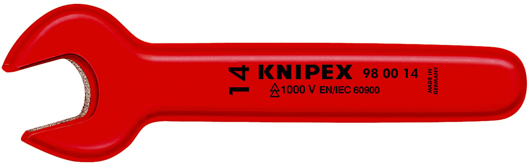KNIPEX Kľúč maticový, otvorený, jednostranný vidlicový 980015