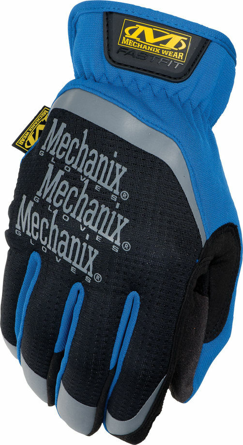 MECHANIX Pracovné rukavice so syntetickou kožou FastFit - modré XXL/12