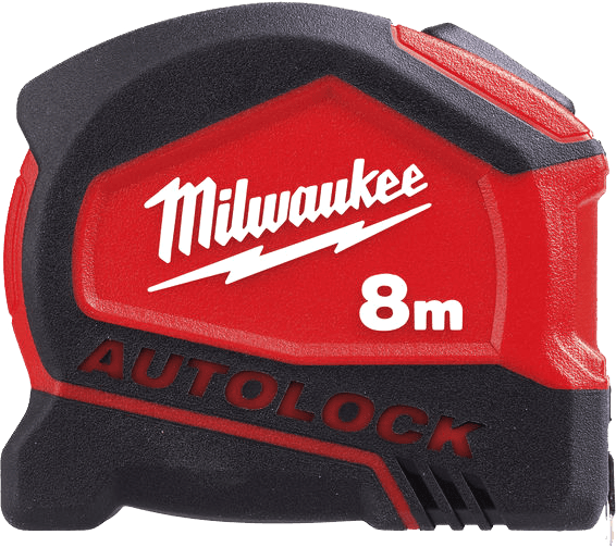 MILWAUKEE Meter, zvinovací AUTOLOCK 8M/26FT/25MM