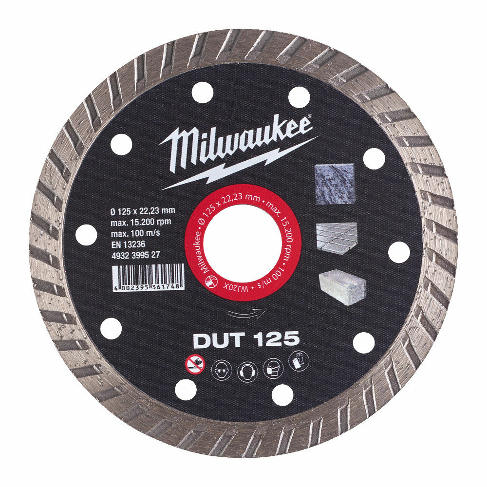 Milwaukee Diamantový kotúč turbo segment 125 mm DUT125 4932399527
