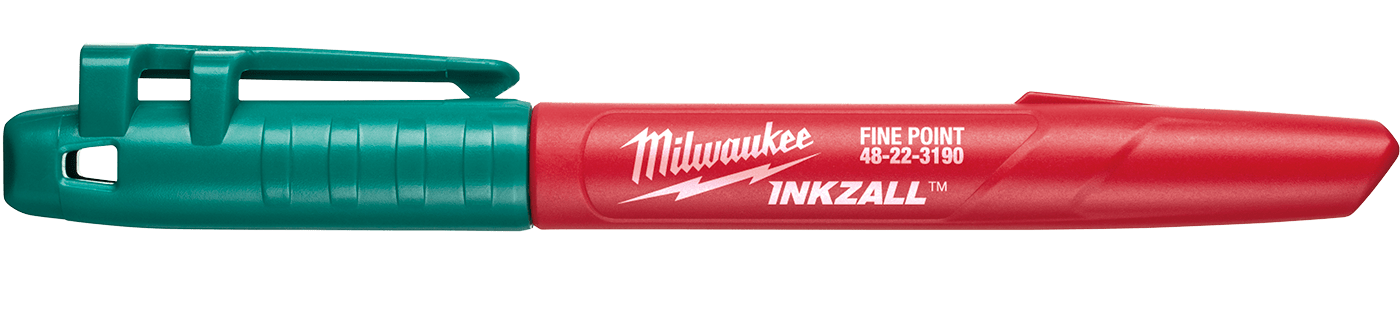 MILWAUKEE Značkovač popisovač INKZALL jemný hrot - zelený