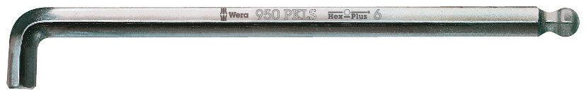 WERA Uhlový kľúč Hex s guľovým prvkom 8,0 mm