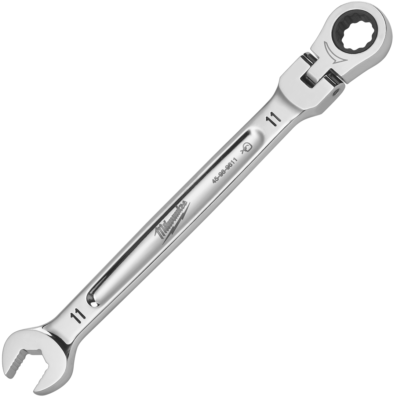 MILWAUKEE Račňový očkoplochý kľúč MAXBITE s kĺbom 11 mm