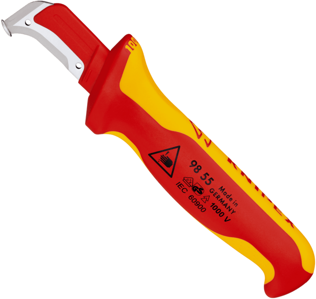 KNIPEX Nôž káblový-odplášťovací 9855SB