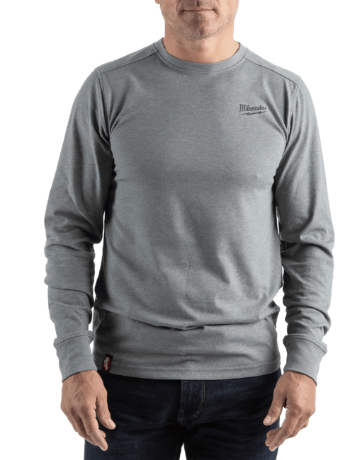 MILWAUKEE Hybrid™ Pracovné tričko, dlhý rukáv &quot;XL&quot;- šedá HTLSGR