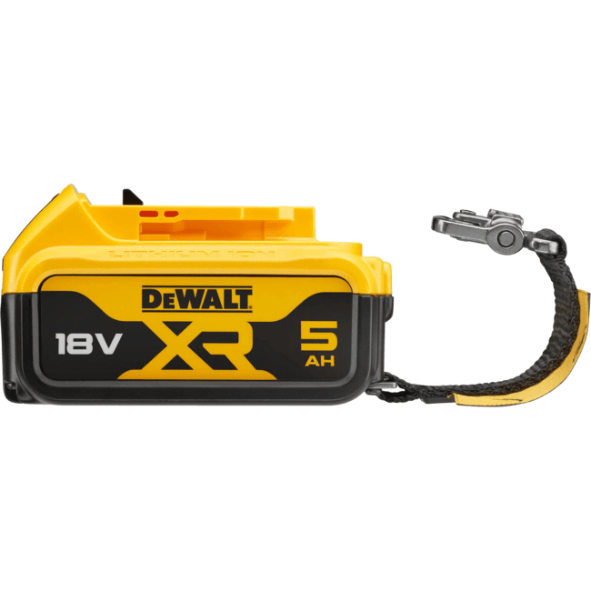 DEWALT 18V XR Li-Ion 5,0 Ah akumulátor LANYARD READY DCB184LR-XJ