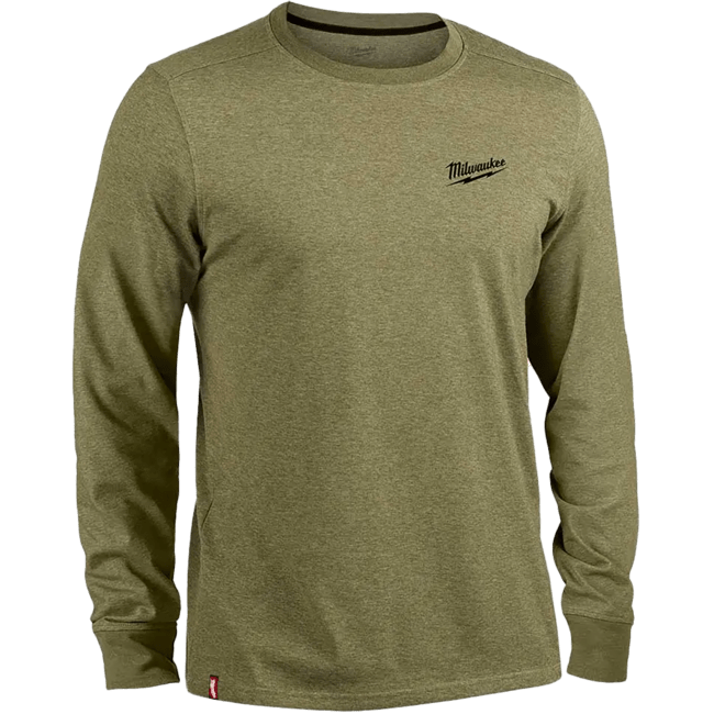 MILWAUKEE Hybrid™ Pracovné tričko, dlhý rukáv &quot;XXL&quot;- zelená HTLSGN