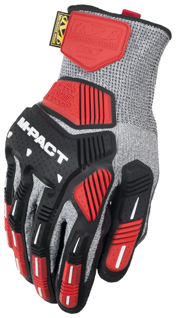 MECHANIX Bezpečnostné pracovné rukavice M-Pact® Knit Trieda CR5A5 - Hi-Viz XL/11