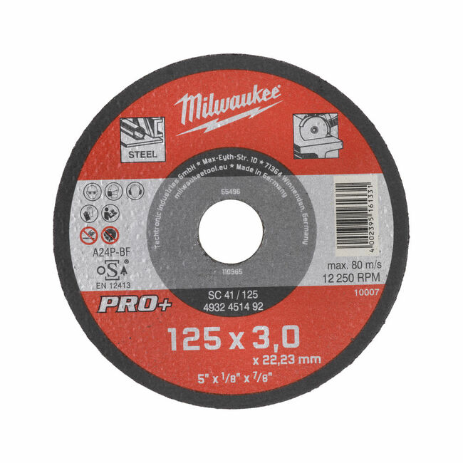 MILWAUKEE Rezný kotúč PRO+ SCS 41/125 × 3 mm