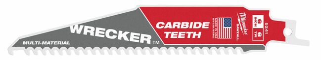 MILWAUKEE Pílové plátky WRECKER™ CARBIDE™ 150mm/6tpi s karbidom