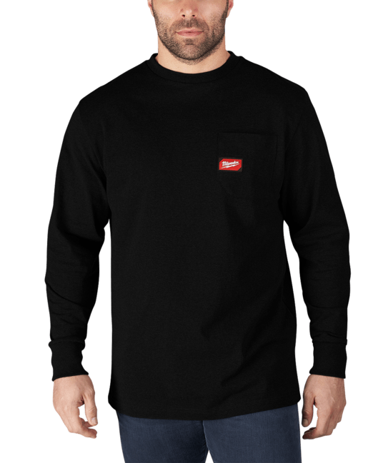 MILWAUKEE Heavy-Duty™ Pracovné tričko, dlhý rukáv &quot;XXL&quot;- čierna WTLSBLII