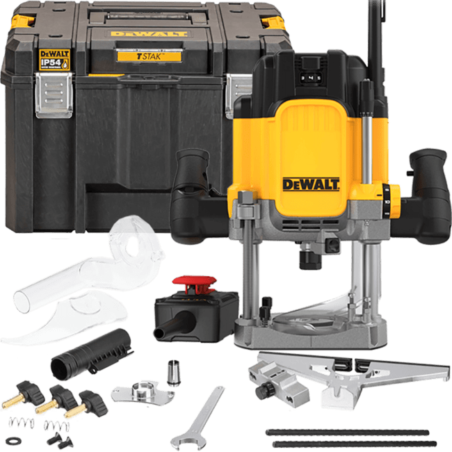 DEWALT Elektrická frézka na použitie so stolom a so strojovým spínačom, 2 300W DWE627KT-QS