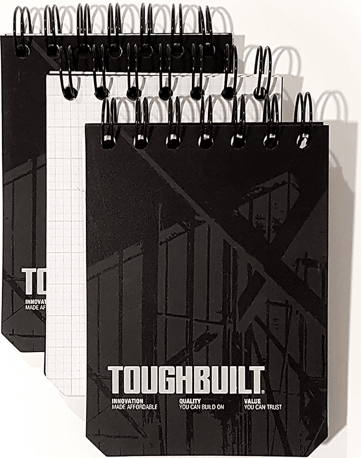 TOUGHBUILT Malý mriežkový zápisník TB-56-S-3 3 ks