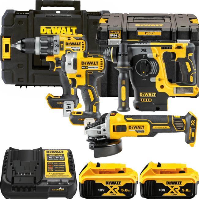 DEWALT 18V XR Aku sada náradia DCK422P3T-QW