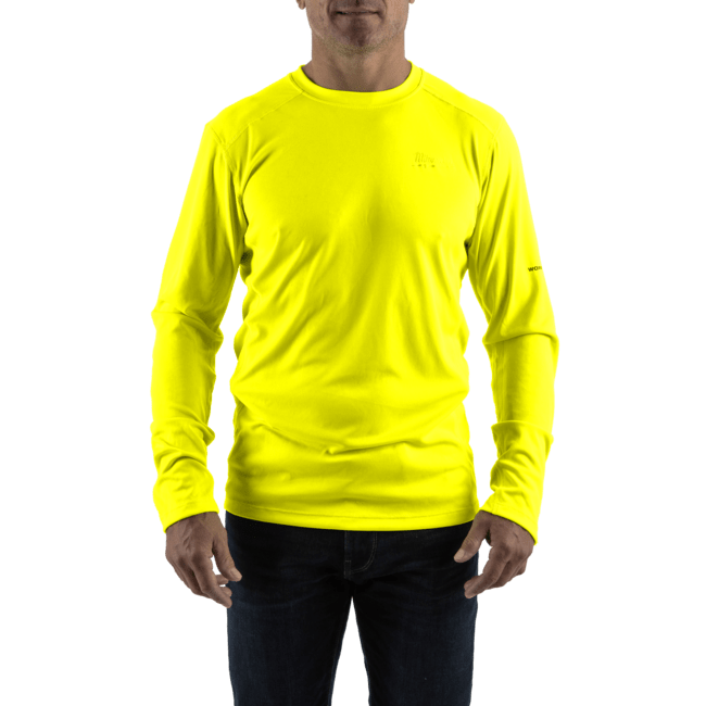 MILWAUKEE WORKSKIN™ Pracovné tričko, dlhý rukáv &quot;S&quot;- žltá WWLSYL