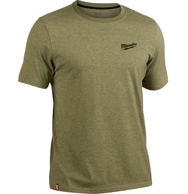 MILWAUKEE Hybrid™ Pracovné tričko, krátky rukáv &quot;S&quot;- zelená HTSSGN