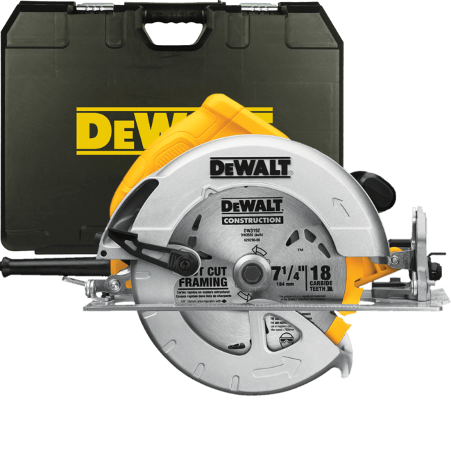 DEWALT Elektrická 1 600 W kotúčová píla s hĺbkou rezu 67 mm DWE575K-QS