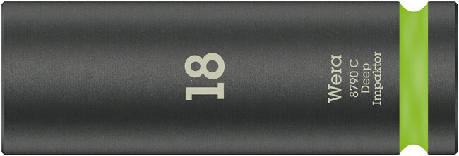 WERA 1/2&quot; predĺžený nástrčný kľúč Impaktor 18 mm
