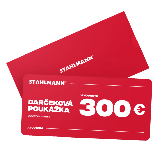 STAHLMANN 300€ Darčeková poukážka VOUCHER 300€