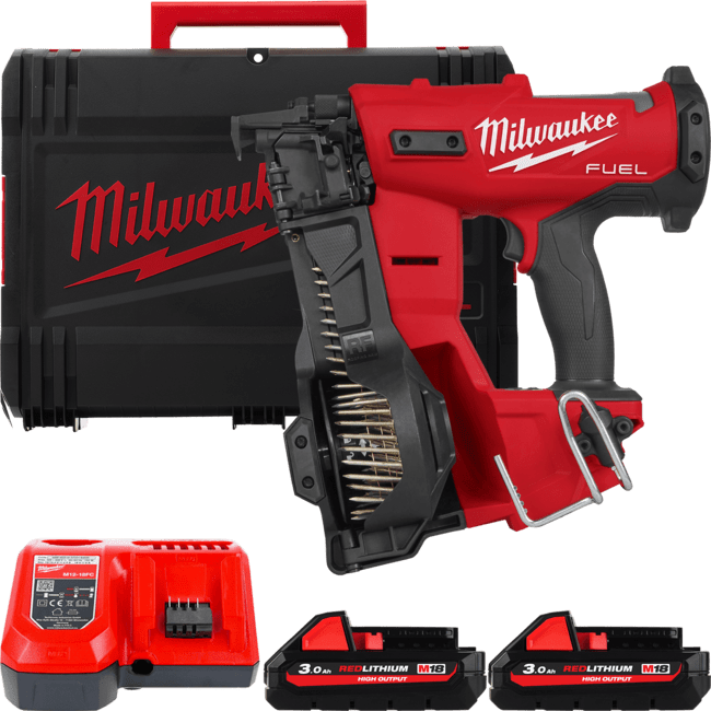 MILWAUKEE M18 FUEL™ Pokrývačská klincovačka 15° M18FRCN45-302X