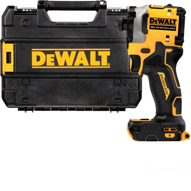 DEWALT 18V XR 1/4” Hex aku rázový uťahovák, bez aku DCF850NT-XJ