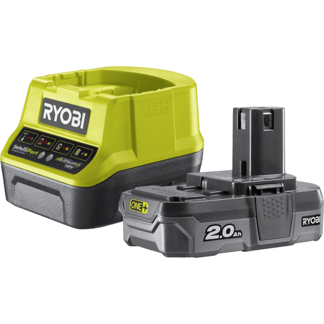 RYOBI 18V ONE+™ 2.0 Ah Akumulátor a nabíjačka RC18120-120
