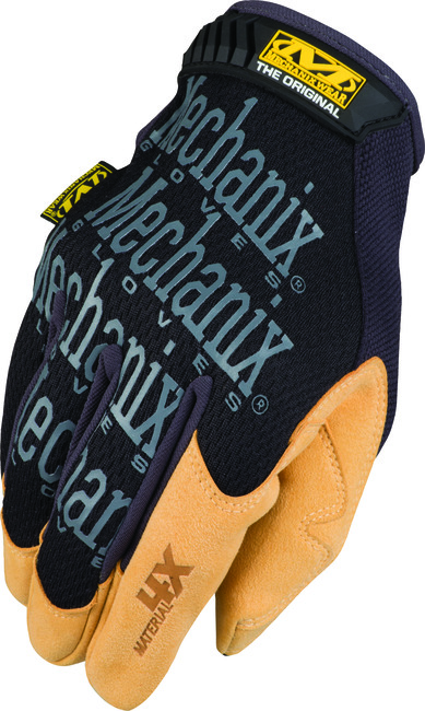 MECHANIX Kombinované kožené rukavice FastFit® Original® Material4X® S/8
