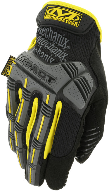 MECHANIX Pracovné rukavice M-Pact® - žlté S/8
