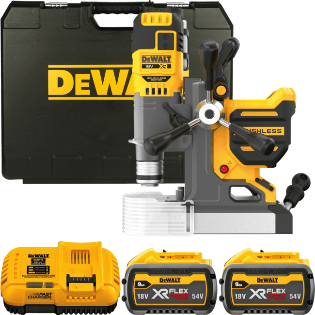 DEWALT 18V XR Aku FLEXVOLT™ ADVANTAGE magnetická vŕtačka,2x 9,0 Ah FLEXVOLT™ DCD1623X2G-QW