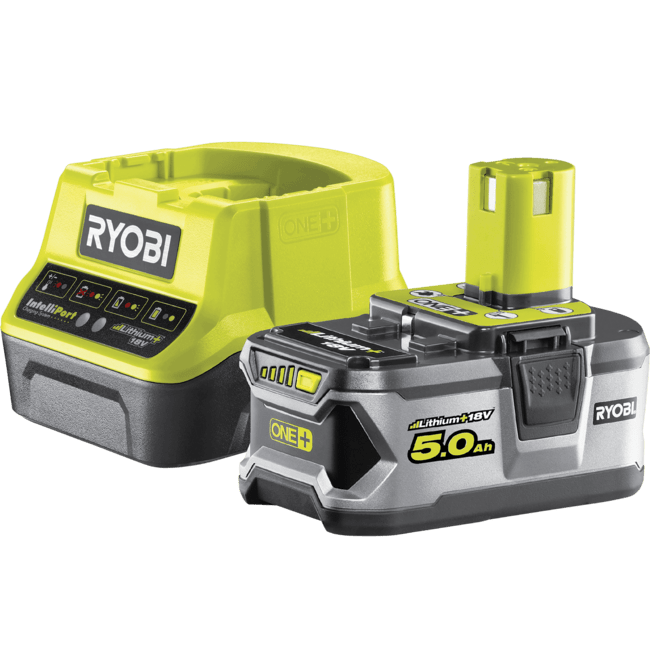 RYOBI 18V ONE+™ 5.0 Ah Akumulátor a nabíjačka RC18120-150