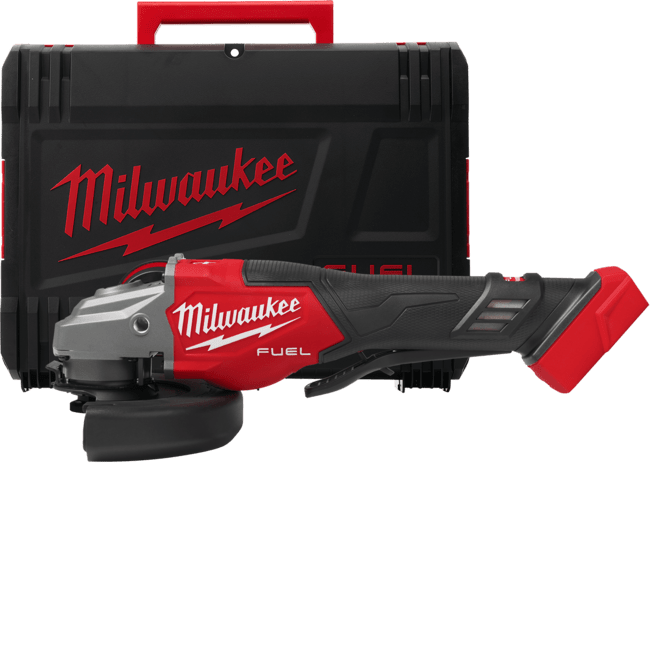 MILWAUKEE M18 FUEL™ 125 mm uhlová brúska s lopatkovým spínačom 2.GEN M18FHSAG125XPDB2-0X