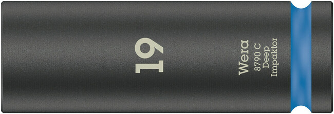 WERA 1/2&quot; predĺžený nástrčný kľúč Impaktor 19 mm