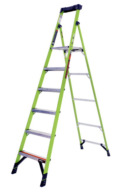 LittleGiant Sklolaminátový schodíkový rebrík MIGHTYLITE™, 1 x 8