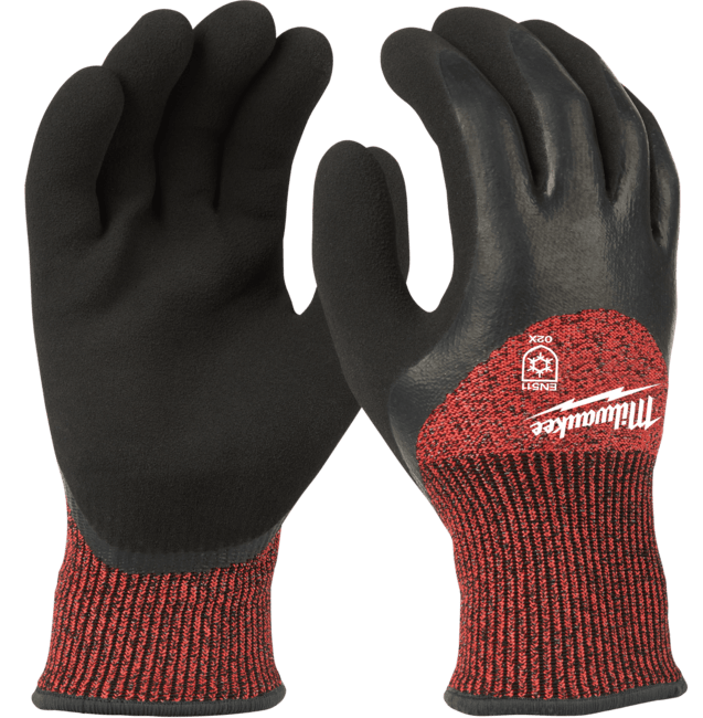 MILWAUKEE 72(pár) x Zimné rukavice odolné proti prerezaniu Stupeň 3 S/7
