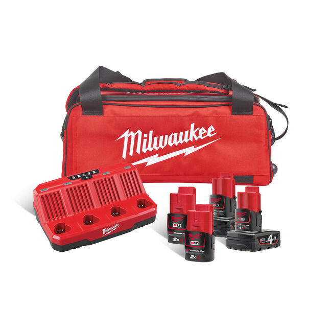MILWAUKEE M12™ NRG Set akumulátorov M12NRG-424B