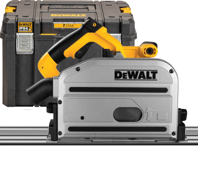 DEWALT Elektrická ponorná píla + vodiaca lišta 150 cm, 1 300W DWS520KTR-QS