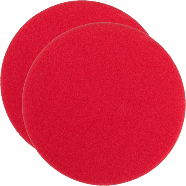 MILWAUKEE Leštiaci kotúč 140x20mm, hrubý - červená - 2ks
