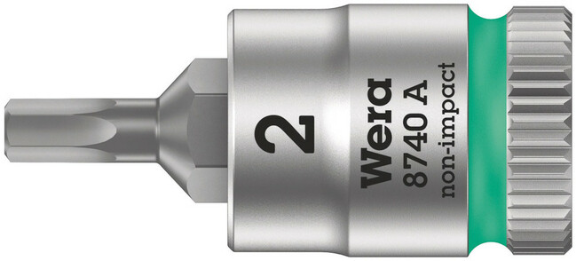 WERA Nástrčný kľúč s bitom 1/4&quot; - Hex 2 x 11 mm