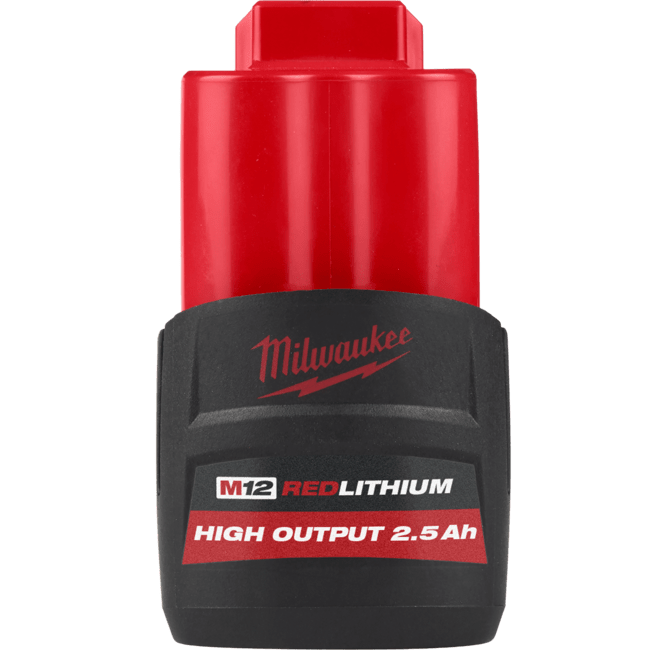 MILWAUKEE M12™ HIGH OUTPUT™ 2.5 Ah akumulátor M12HB2.5