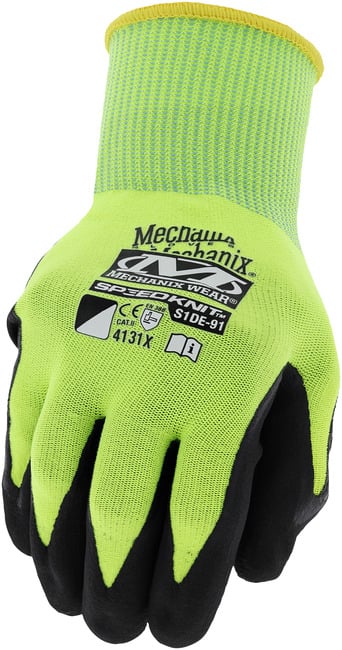 MECHANIX Odolné rukavice SpeedKnit™ Utility- Hi-Viz L|XL/9|10