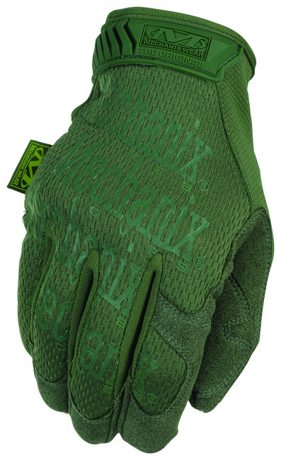 MECHANIX Taktické rukavice so syntetickou kožou Original® - olivovo zelená XXL/12