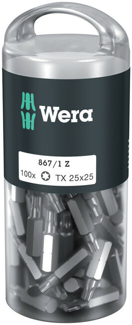 WERA Bit TORX® TX 25 x 25 mm, 100 ks