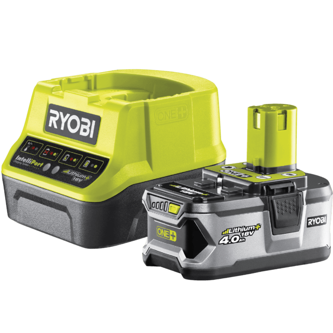 RYOBI 18V ONE+™ 4.0 Ah Akumulátor a nabíjačka RC18120-140