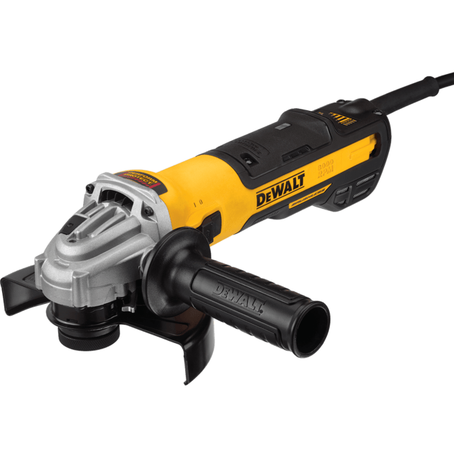 DEWALT Elektrická 1 700 W uhlová brúska 125 mm na nerezovú oceľ s reguláciou otáčok DWE4369-QS