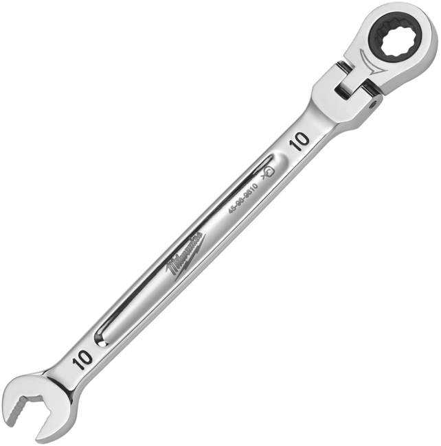 MILWAUKEE Račňový očkoplochý kľúč MAXBITE™ s kĺbom 10 mm
