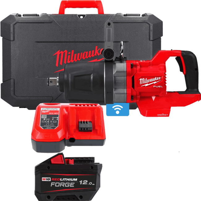 MILWAUKEE M18 FUEL™ ONE-KEY™ 1” &quot;D&quot; Aku rázový uťahovák s poistným krúžkom M18ONEFHIWF1DS-121C